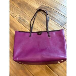 Da Milano Purple Solid Genuine Leather Shoulder Bag